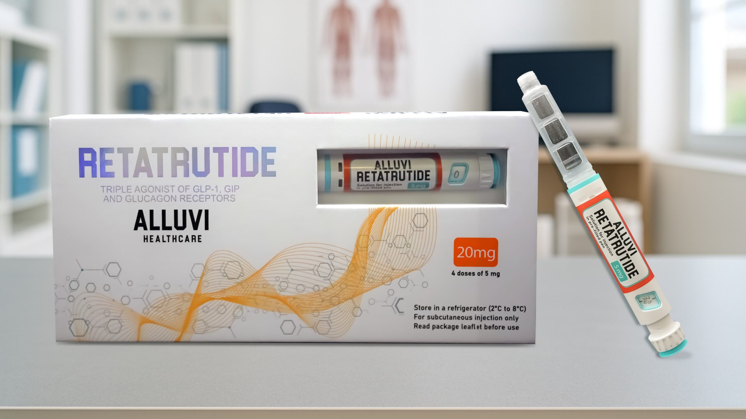 Retatrutide 20mg (Apenas P&D)